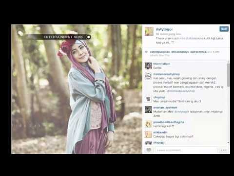Risty Tagor membuka butik busana muslim