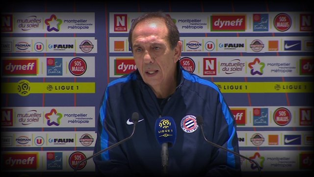 Jean-Louis Gasset après MHSC 1-2 AS Monaco
