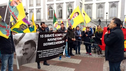 La manifestation kurde à Verviers