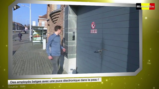 Des employés belges avec une puce électronique dans la peau !