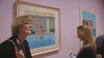 نمایشگاه آثار دیوید هاکنی در نگارخانه ملی هنر بریتانیا