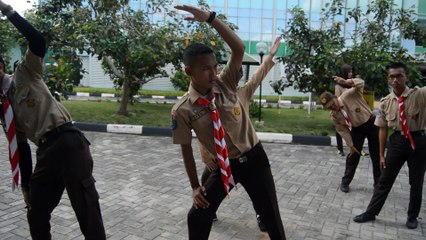 Senam Pramuka dari Saka Bakti Husada Batam