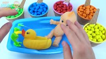 Baby Doll Bath Time Candy Learn Colours Surprise Toys Finding Dory Paw Patrol Frozen Inside Out
