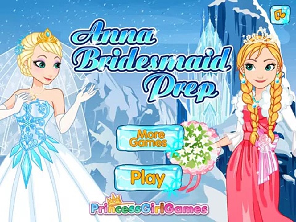 Anna Bridesmaid Prep - Disney princess Frozen - Game for Little Girls