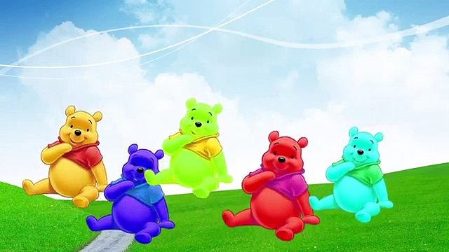 WINNIE THE POOH TOYS Finger Family Cartoon Animation Nursery Rhymes For Children