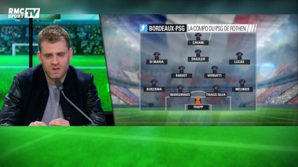 Rothen livre sa composition du PSG pour Bordeaux et pour le FC Barcelone
