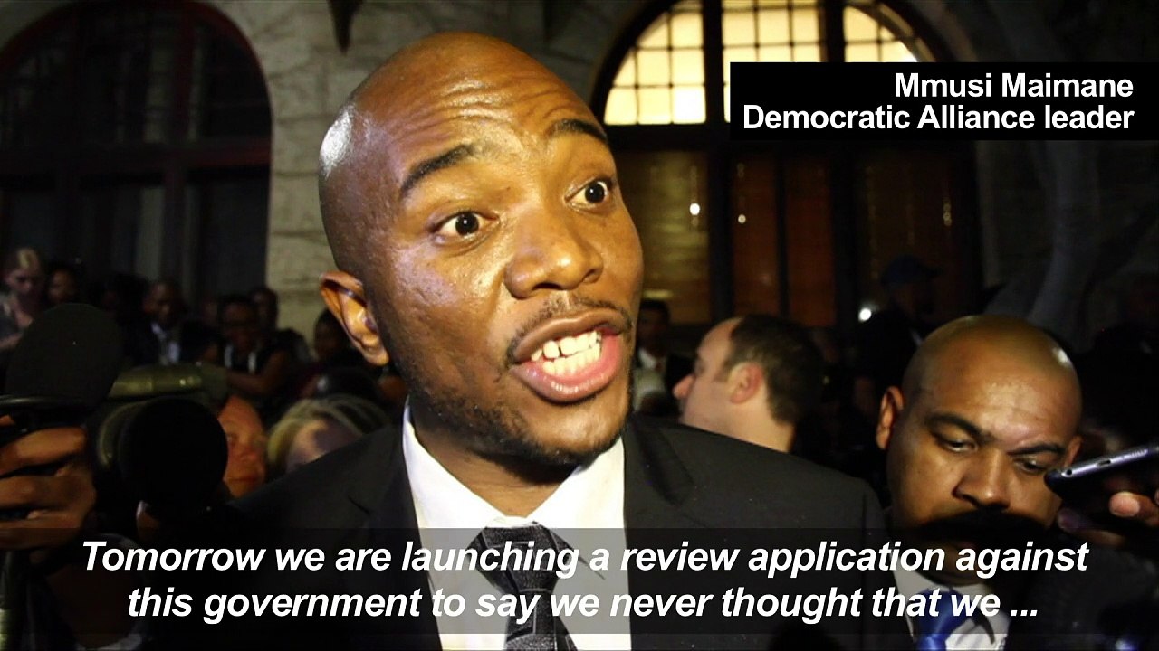 Chaos in S.African parliament as EFF members forcibly ejected