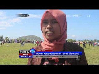 Download Video: Puncak Kemeriahan Festival Pesona Tambora 2016 - NET24