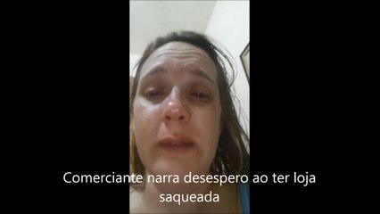 Comerciante relata desespero ao ter produtos furtados em loja