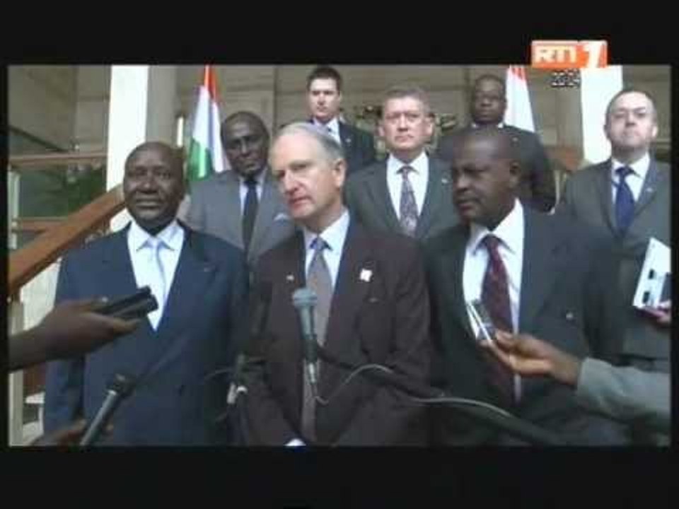 Audience du  Président Ouattara accordée au Ministre Britannique des affaires africaines