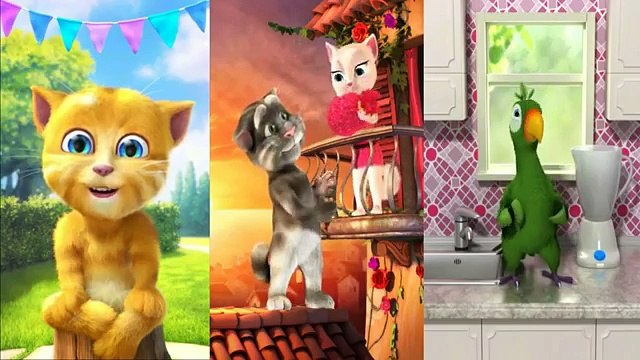 Five Little Ducks Talking Tom 40 min Funny Compilation