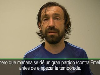 Pirlo, de corto en Guayaquil, se refiere al duelo contra Emelec