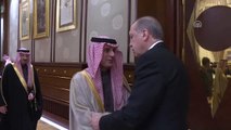 Cumhurbaşkanı Erdoğan, Suudi Arabistan Dışişleri Bakanı Cubeyr'i Kabul Etti
