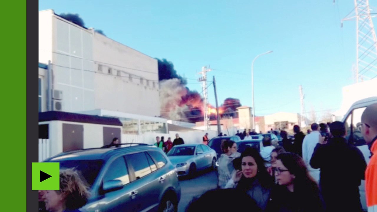 Espagne : le moment de l’explosion dans l’usine chimique à Valence