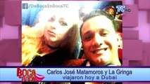 Carlos José Matamoros y La Gringa viajaron a Dubai