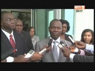 Ahoussou J. a reçu Mandani T. de la Banque Mondiale,Neal Wolin du tresor USA et Saliou Touré