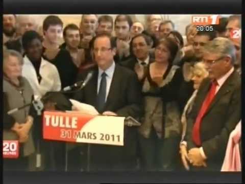 Portrait du nouveau président de la république française SEM François Hollande