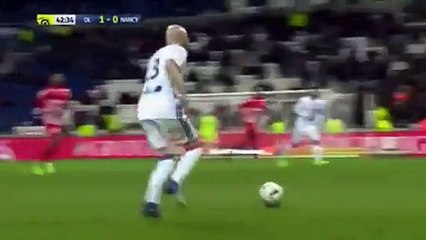 Nabil Fekir goal hd  Lyon 2-0Nancy  08.02.2017