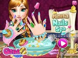 ANNA NAILS SPA - DISNEY FROZEN PRINCESS ANNA NAIL GAME FOR KIDS