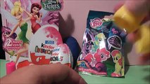 7 Surprise eggs Kinder Surprise Eggs Disney Princess Disney Fairies My Little Pony Hello Kitty