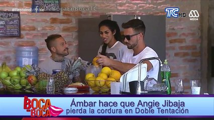 Presencia de Ámbar Montenegro sigue molestando a Angie en reality Doble Tentación