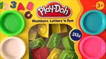 Learn Colors Learn to Count 1 to 10 Counting in English Play Doh Numbers Letters n Fun Playset