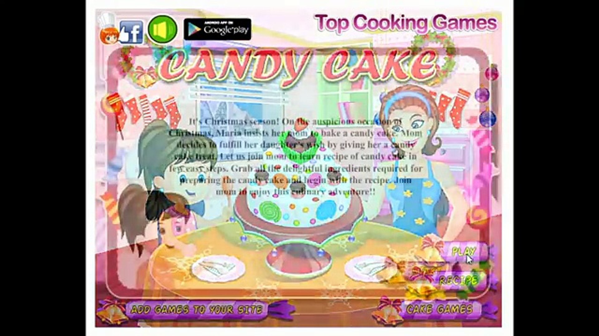 Candy Cake - Cooking - Baking Games