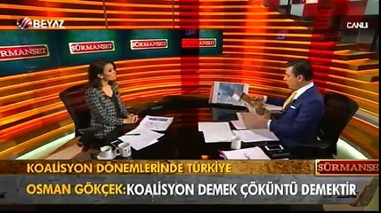 Osman Gökçek: Koalisyon kuyruk ve çile demektir