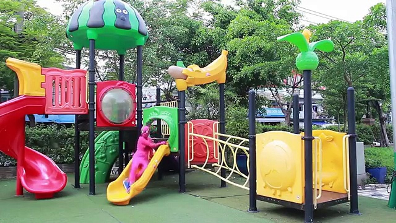 Spiderman Pink Spidergirl Hulk vs Dinosaurs Venom! Frozen Elsa Anna vs Joker Superhero Real Life