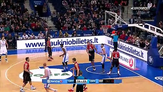 Eurocup: Lietuvos Rytas Vilnius - Zenit St. Petersburg (Özet)