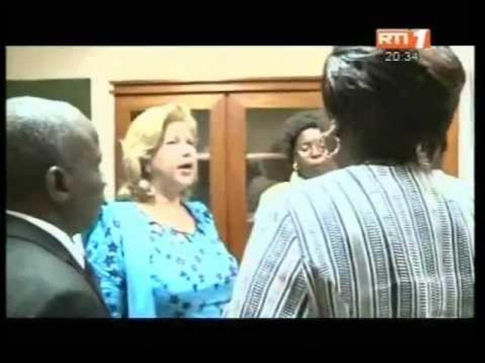 La 1ère dame a inauguré le collègue Moderne des jeunes filles  Dominique Ouattara de Man