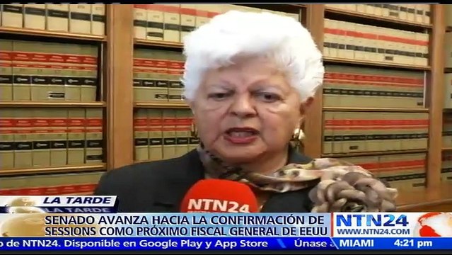 Senado de Estados Unidos avanza hacia la confirmación de Jeff Sessions como fiscal general