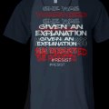 Nevertheless, She Persisted - She Was Warned She Was Given An Explanation Shirt