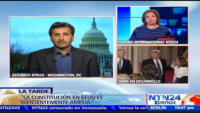“Preocupa desde el punto de vista constitucional la relación de Trump con el poder judicial y con la prensa”: profesor y columnista Héctor Schamis