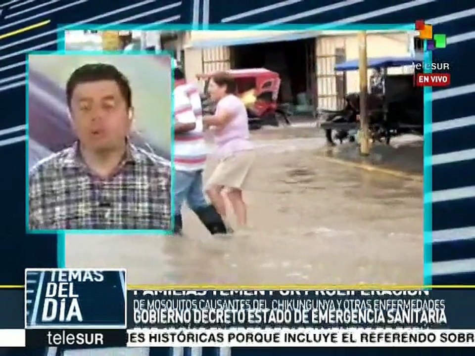Perú: decretan emergencia sanitaria en 3 regiones tras fuertes lluvias