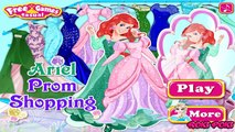 ARIEL LA SIRENITA VA DE COMPRAS! - DISNEY PRINCESS ARIEL PROM SHOPPING!