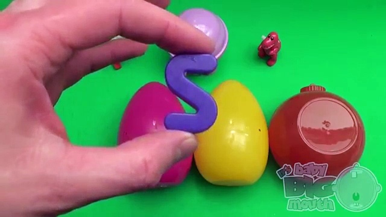 Disney Inside Out Surprise Egg Learn A Word! Spelling Food! Lesson 32