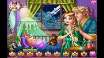 Anna and Kristoff Baby Feeding - Cartoon Video Game For Kids