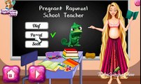 Беременная учительница Рапунцель давайте поможем беременной Рапунцель научить детей