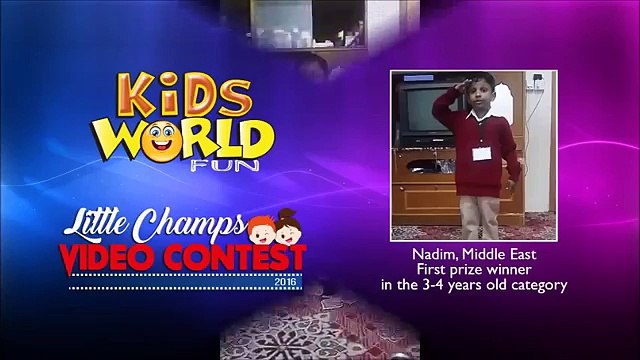Watch: Little Champs Video Contest, Nadim from #UAE, Who won the first prize in the 3-4 years old category