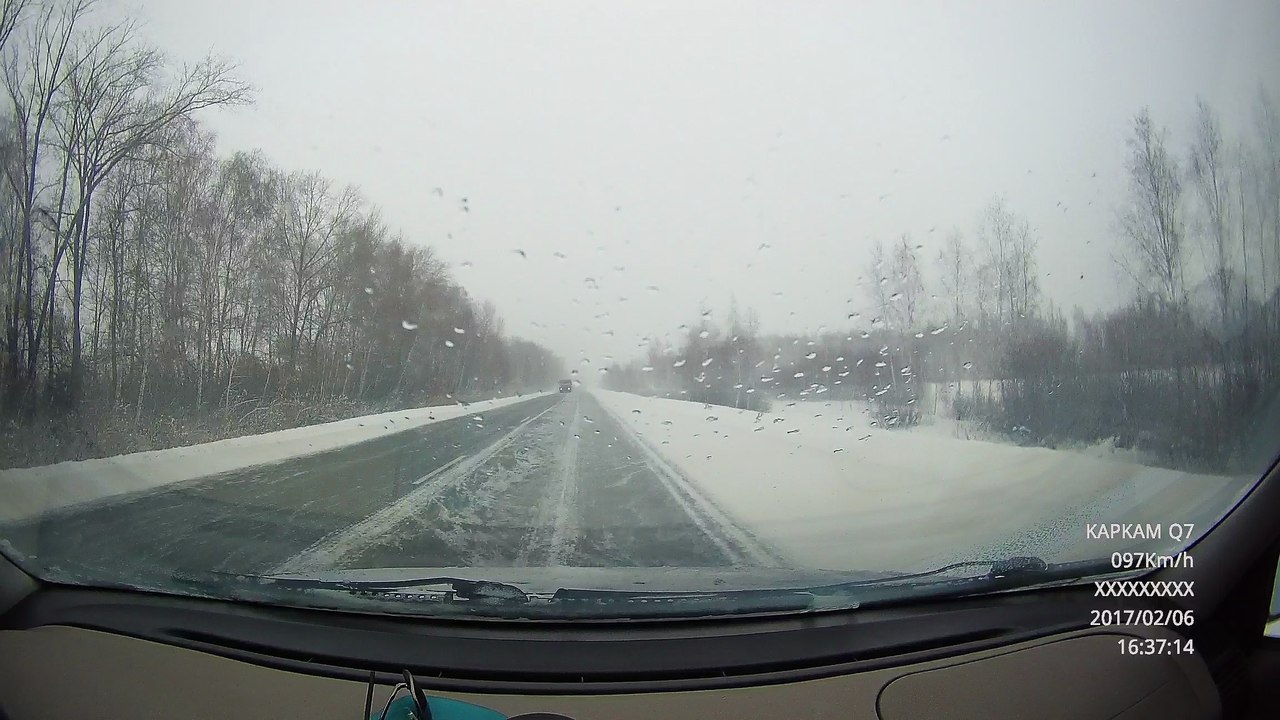 Close Call on Wintry Roads