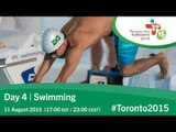 Day 4 | Swimming | Toronto 2015 Parapan American Games