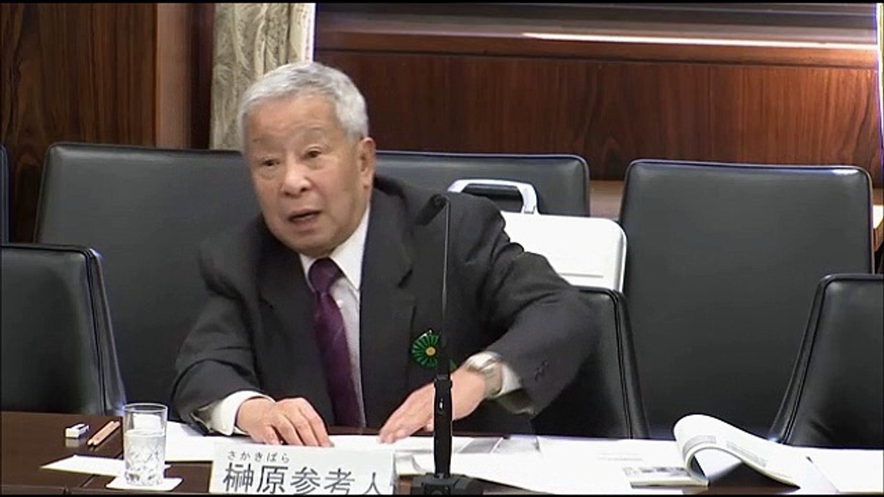 榊原英資(参考人　青山学院大学特別招聘教授) 国会中継 参議院 国際経済・外交に関する調査会 2017/2/8