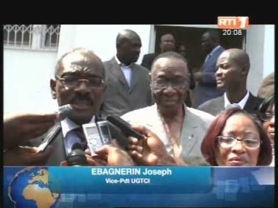 Le 1er Ministre Ahoussou Jeannot a échangé avec les centrales syndicales