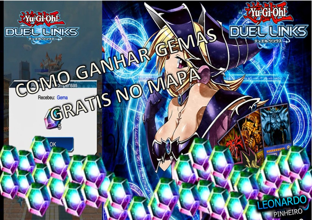 Como ganhar gemas GRATIS - Yu-Gi-Oh Duel Links