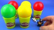6 Ball Cups Play Doh Toys Learn Colors Red Green Yellow Плей до Пластилин Учим цвета Игрушки Шарики-mDW1nEViy3w