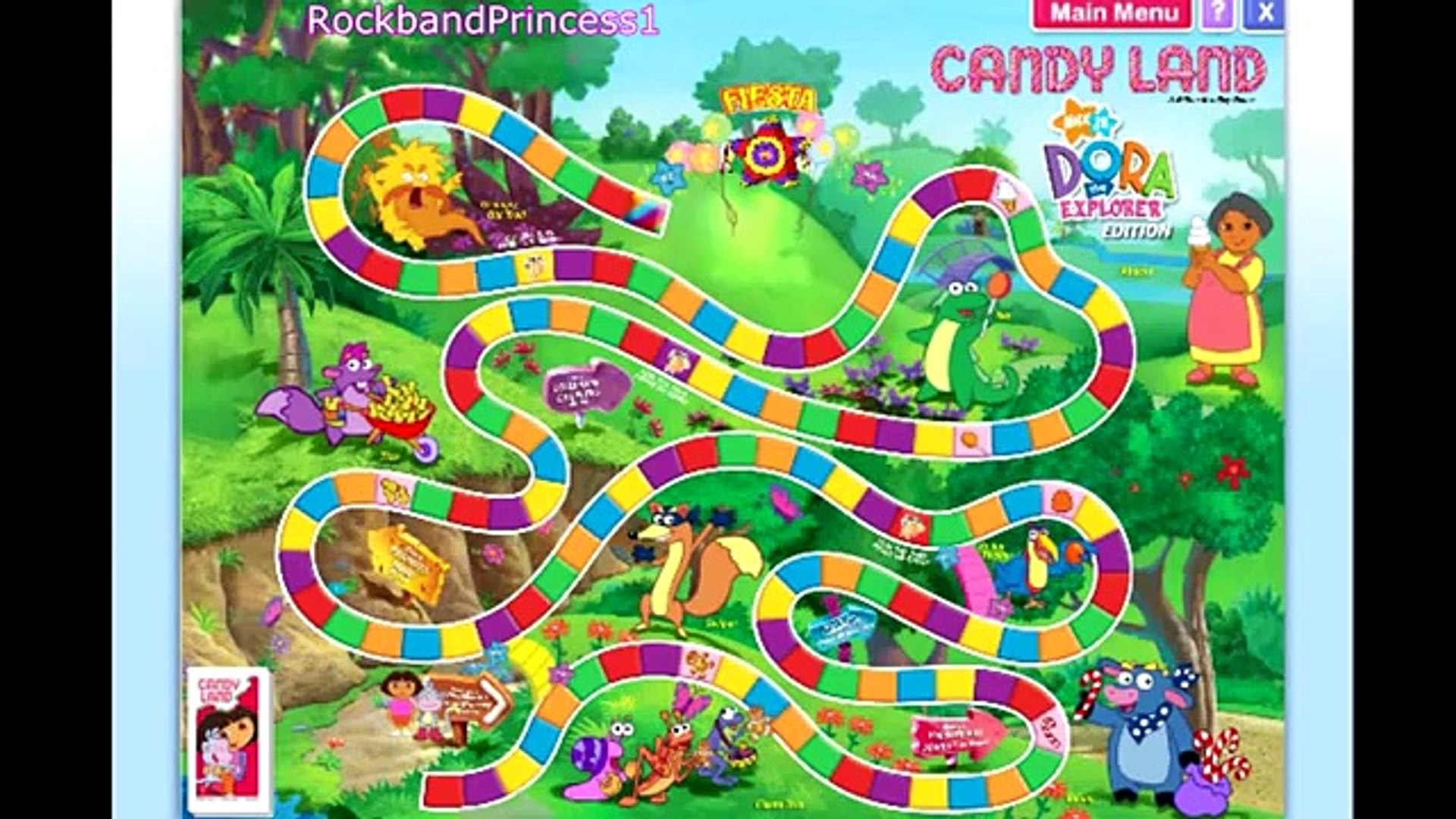 Dora The Explorer Game Candy Land Free Online Games Board Game Video Dailymotion