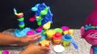 Play Doh Rainbow Cake Surprise Toy NEW TROLLS MOVIE- Poppy Teach TODDLERS to Learn Colors & Counting