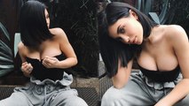 Kylie Jenner MASSIVE Cleavage Selfie Sparks Boob Job Rumors  Again