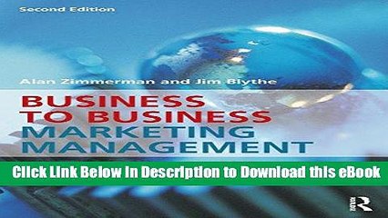 [Read Book] Business to Business Marketing Management: A Global Perspective Kindle